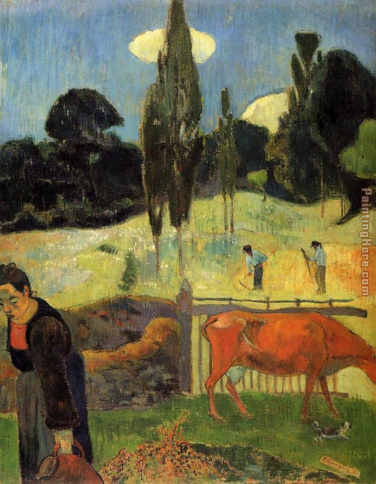 Paul Gauguin The Red Cow
